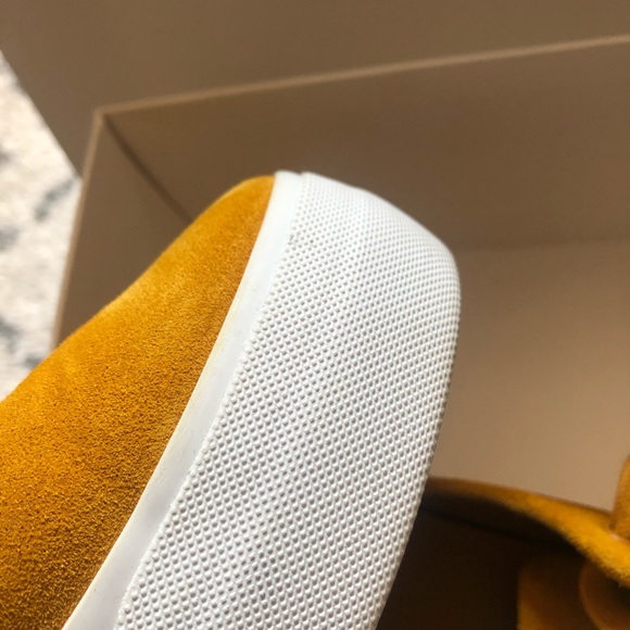 Vince yellow mustard sneakers- worn 2x - size 6.5 - Picture 5 of 6